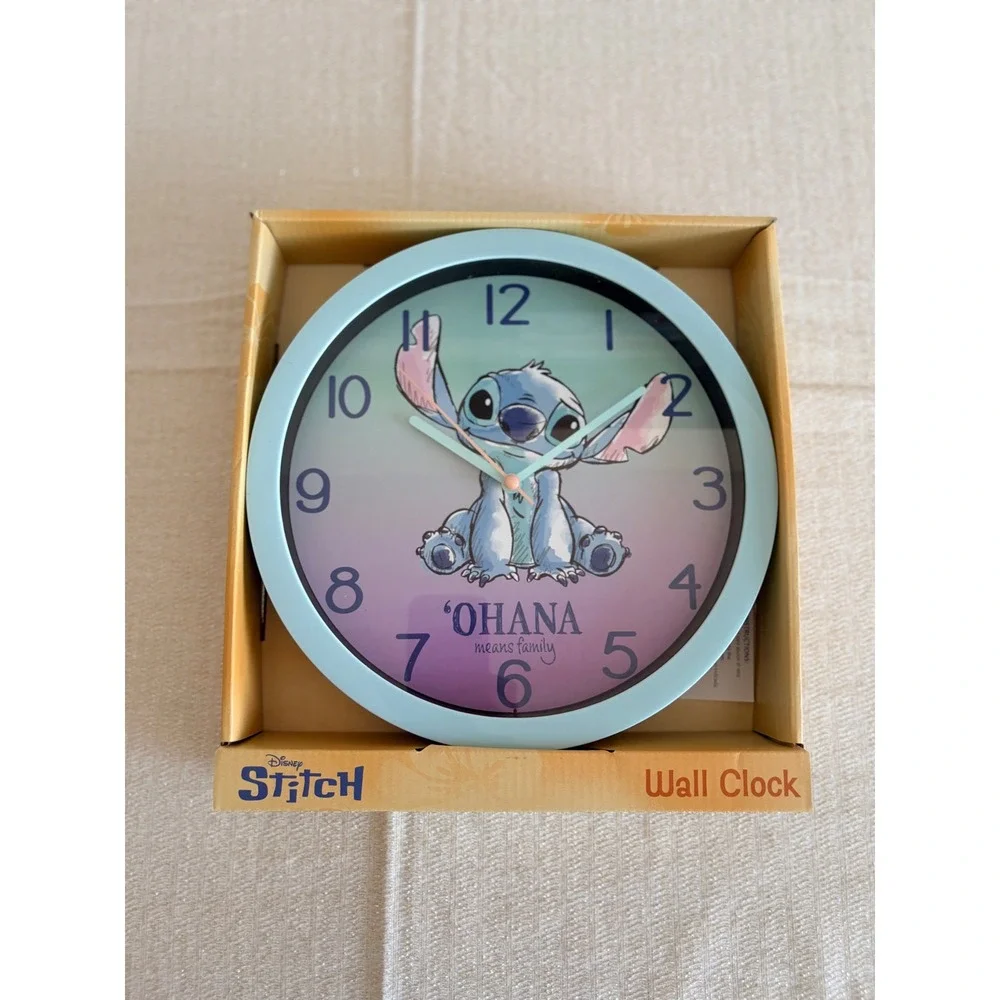 Disney Stitch Wall Clock Kids 10